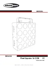 Preview for 1 page of SHOWTEC Pixel Square 16 COB Manual