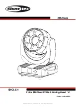 Preview for 1 page of SHOWTEC Polar 340 WashFX Manual