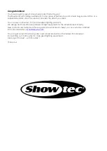 Preview for 2 page of SHOWTEC QUATRO 50462 Manual