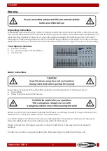 Preview for 3 page of SHOWTEC SC-2412 Manual