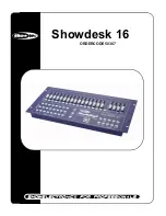 SHOWTEC Showdesk 16 Manual предпросмотр