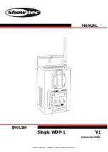 SHOWTEC Single WDP-1 Manual предпросмотр