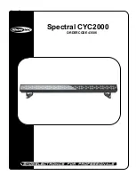 Preview for 1 page of SHOWTEC Spectral CYC2000 Product Manual