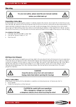 Preview for 4 page of SHOWTEC Spectral M1000 Tour Q4 MKII Manual