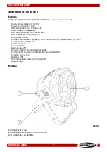 Preview for 8 page of SHOWTEC Spectral M950 Q4 Tour Manual