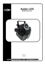 SHOWTEC Spider LED User Manual preview