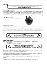 Preview for 4 page of SHOWTEC Spider LED User Manual