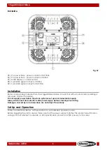 Предварительный просмотр 9 страницы SHOWTEC Stage Blinder 4 Blaze Manual