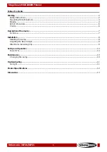 Preview for 2 page of SHOWTEC STAGEBEAM MKII 2000W FRESNEL V1 Manual