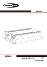 SHOWTEC Star Sky Pro II Instruction Manual preview