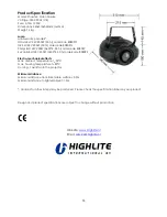 Предварительный просмотр 16 страницы SHOWTEC Starzone Gobo Quake DMX User Manual