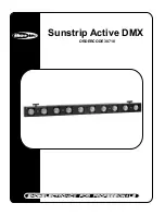 Preview for 1 page of SHOWTEC Sunstrip Active DMX User Manual