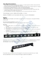 Preview for 6 page of SHOWTEC Sunstrip Active MKII Manual