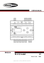 Preview for 1 page of SHOWTEC TR-512 User Manual