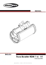 Preview for 1 page of SHOWTEC Truss Booster RDM 1-6 Manual