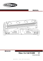 SHOWTEC Wipe Out 360 RGBW User Manual preview