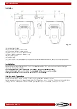 Предварительный просмотр 8 страницы SHOWTEC XS-2 Dual Beam Manual