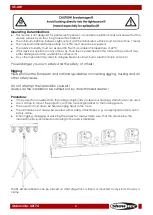 Preview for 5 page of SHOWTEC XS-4W Quad Beam Manual