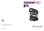 Предварительный просмотр 1 страницы showtech E1 Profile EK LEDMOV420 User Manual