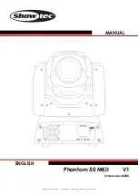 showtech Phantom 50 KMII Instruction Manual preview