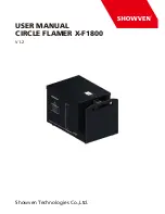 Preview for 1 page of Showven Circle Flamer X-F1800 User Manual