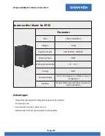 Preview for 3 page of Showven Sparkular mini BT06 User Manual