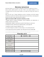 Preview for 9 page of Showven Sparkular mini BT06 User Manual