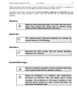 Preview for 3 page of SHP Laboklav 100 User Manual