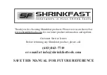 Preview for 2 page of Shrinkfast MZ Metric CE Operating, Field Maintenance, And Parts Manual