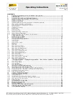 Предварительный просмотр 2 страницы SHT Thermodual TDA 15 Operating Instructions Manual