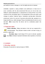 Preview for 5 page of Shuang Ri SR501 Operation Manual