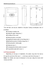 Предварительный просмотр 6 страницы Shuang Ri SR501 Operation Manual