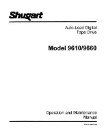 Shugart Kennedy 9610 Operation And Maintenance Manual preview