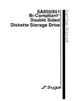 Preview for 1 page of Shugart SA850 Service Manual