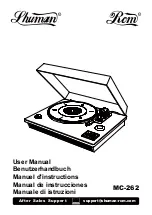 Shuman RCM MC-262 User Manual preview