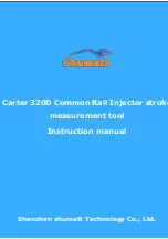 Preview for 1 page of shumatt Carter 320D Instruction Manual