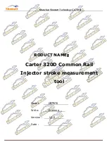 Предварительный просмотр 2 страницы shumatt Carter 320D Instruction Manual