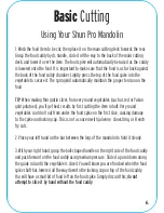 Preview for 7 page of Shun Pro Mandolin Operating Manual