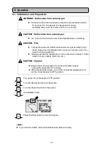 Preview for 31 page of Shundaiwa DGA20EM Owner'S And Operator'S Manual