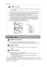 Preview for 45 page of Shundaiwa DGA20EM Owner'S And Operator'S Manual