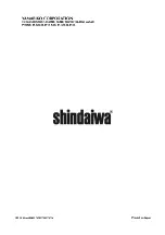 Preview for 52 page of Shundaiwa DGA20EM Owner'S And Operator'S Manual