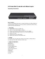 Preview for 1 page of Shunxun SX-VW02 Operating Instructions Manual