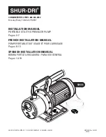 Предварительный просмотр 1 страницы SHUR-DRI SDSS5 Installation Manual