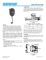 Preview for 1 page of Shure 514B User Manual