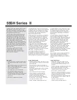 Preview for 3 page of Shure 55SH Quick Manual