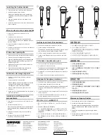 Preview for 2 page of Shure 56628 Installation