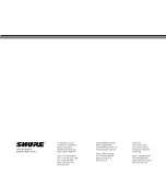 Preview for 16 page of Shure 588SDX Instruction Manual