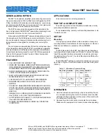Preview for 1 page of Shure 598T User Manual