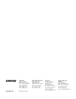 Предварительный просмотр 12 страницы Shure 93-546 User Manual