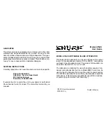 Preview for 1 page of Shure A15AS User Manual